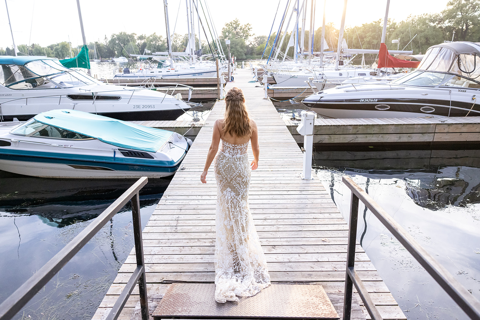 Ana and Kevin's wedding at the Toronto Island Yacht Club