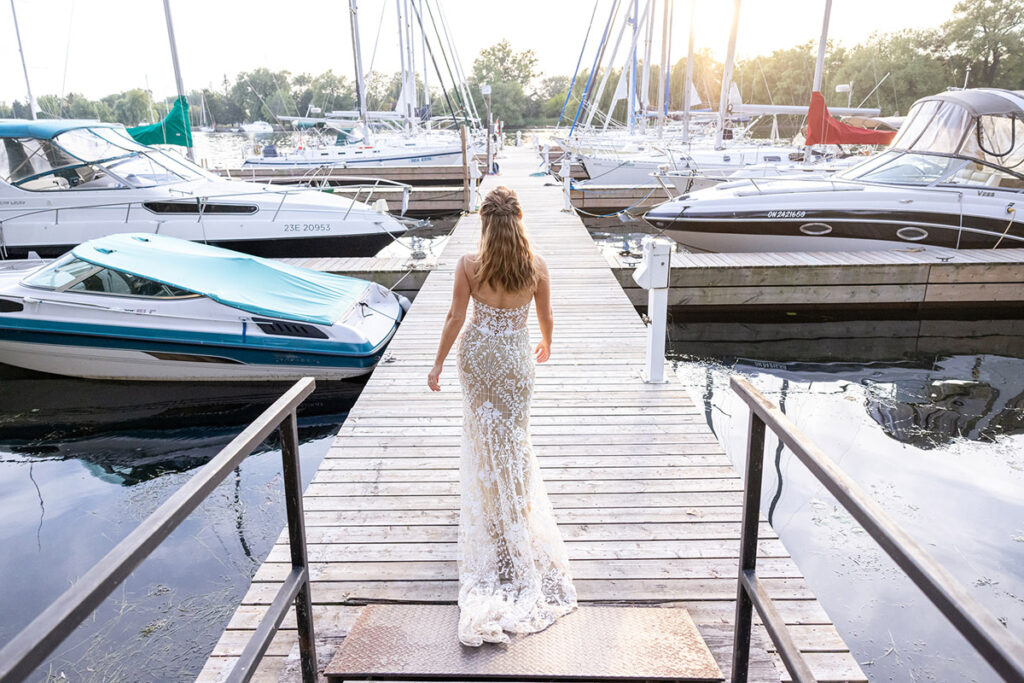 toronto island yacht club wedding